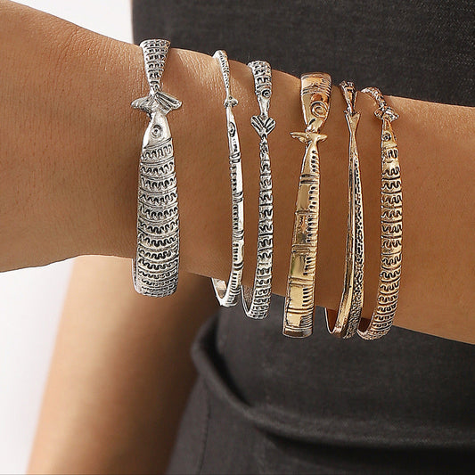 Matsya Bangle stack