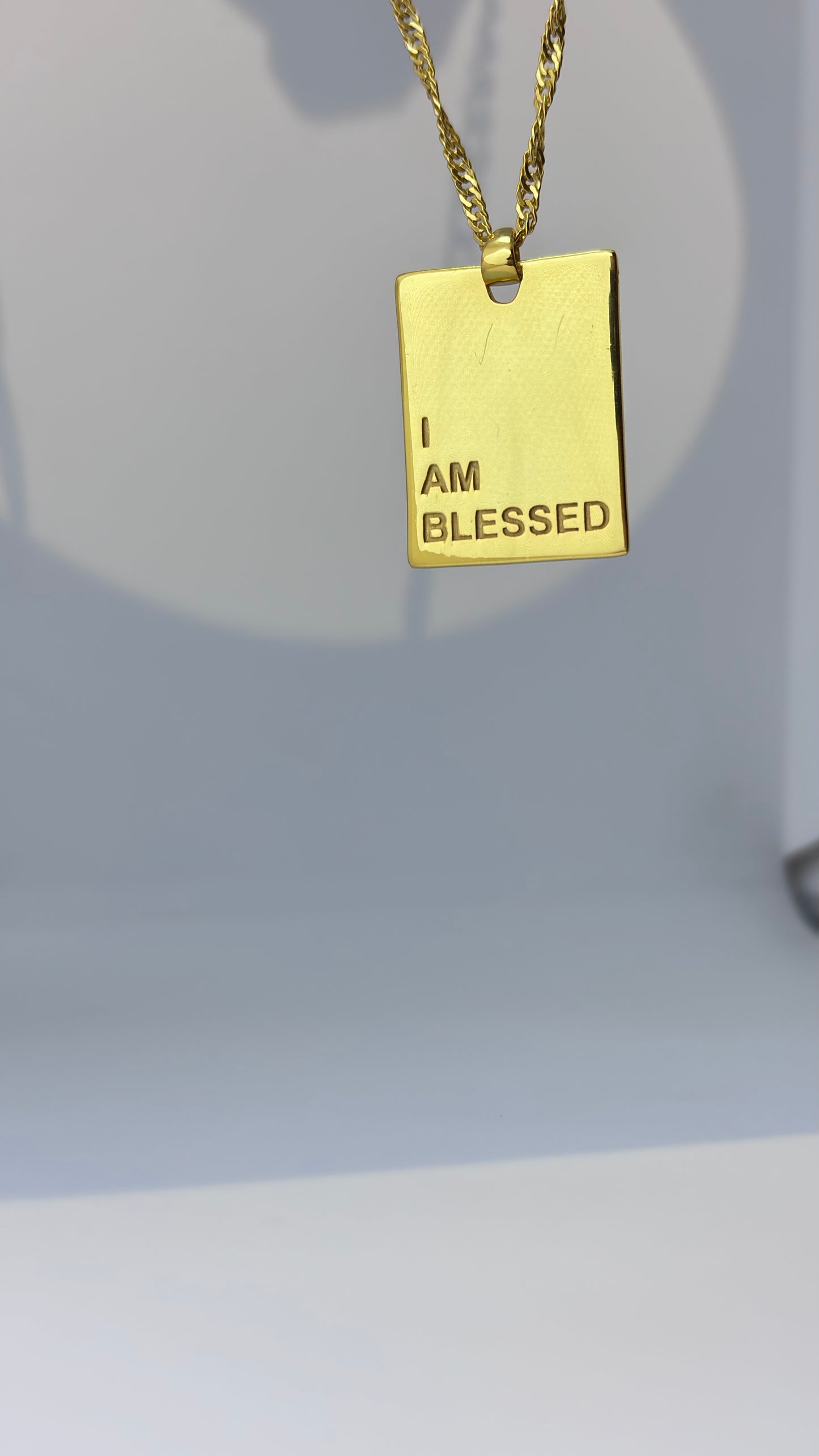 I am Blessed pendant